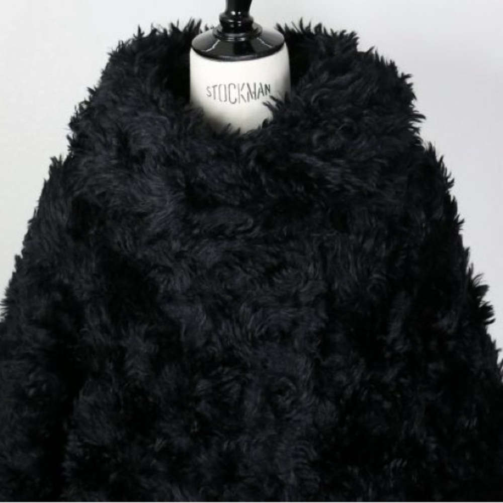 Prada FW2012 black mohair fur Women's Coat - Picture 2 of 10